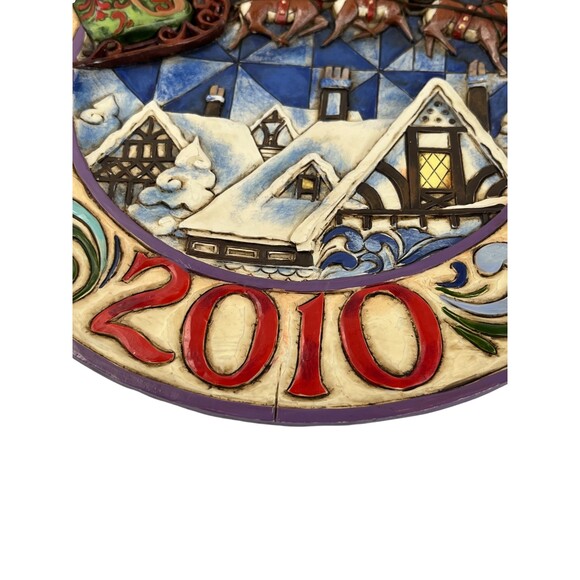 2010 Jim Shore Heartwood Creek Dash Away All Plate #4017641 Enesco Figurine - Picture 14 of 15